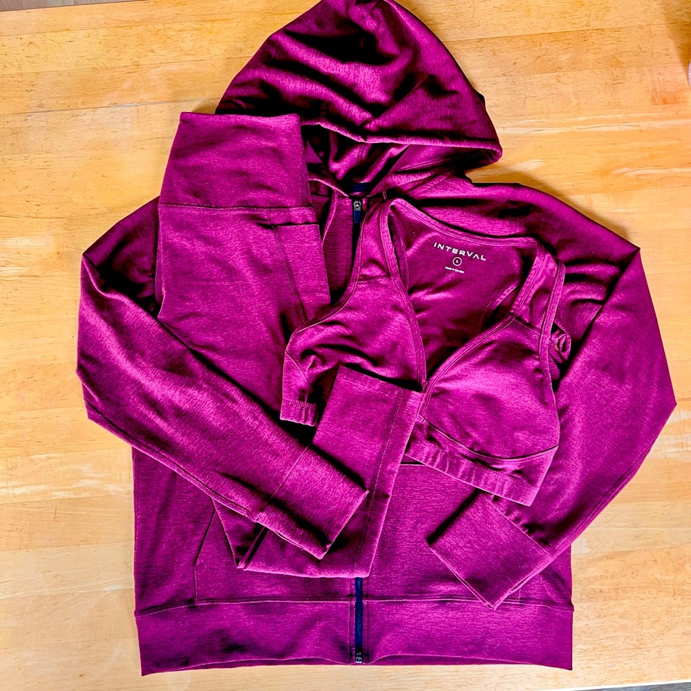 Interval athletic wear spacedye set